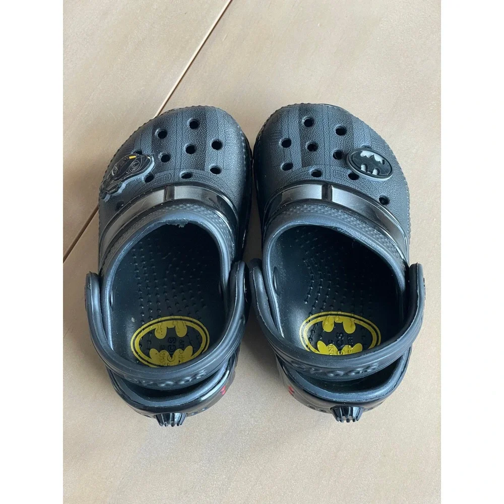 Crocs Batman Batmobile Clogs Black Toddler Size 5 Slip On Shoes